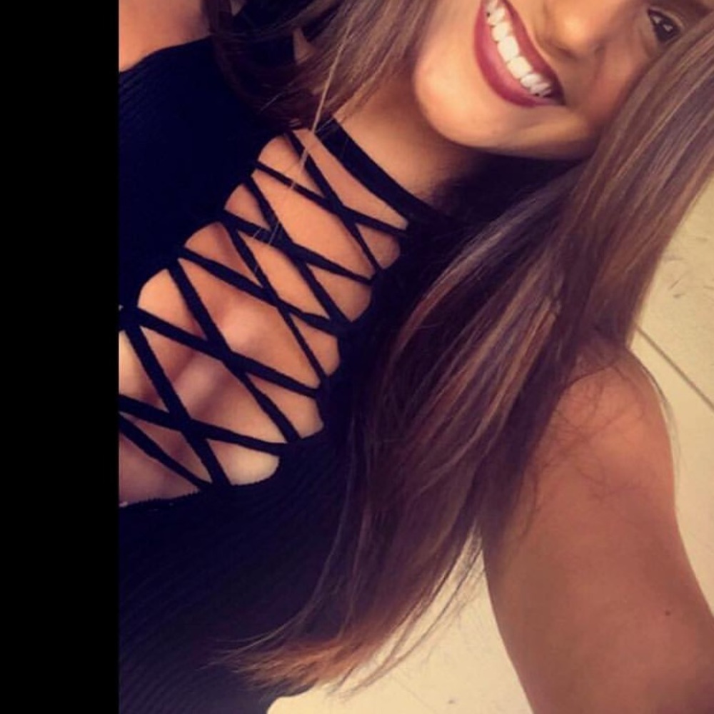 Black crop top